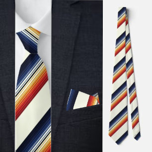 Colourful Cute Stripes Pattern          Tie