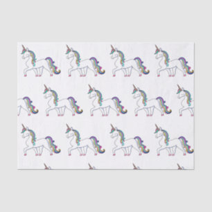 Colourful Cute Unicorn Tissue Paper