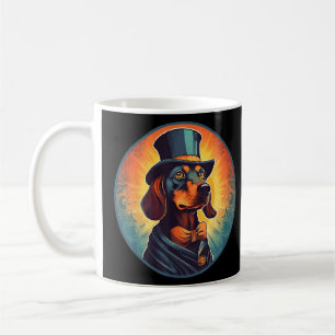 Colourful Dachshund Dog Dad Mum Best Dog  Coffee Mug