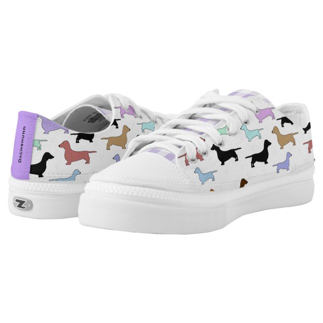 Colourful Dachshunds ZipZ Tennis Shoes (Pair)