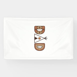 Colourful Dad Teepee Lettering Shirt Design_1 Banner