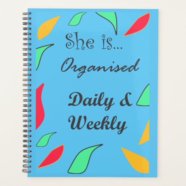 Colourful Daily and Weekly Personal Planner 2024 (Front)