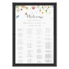 Colourful Dainty Wild Alphabetical Seating Chart