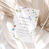 Colourful Dainty Wild Flowers Quinceañera