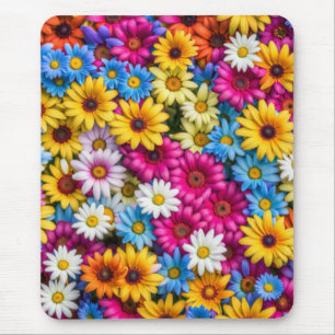 Colourful Daisies #55 -  Mouse Pad