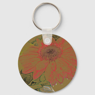 Colourful Daisies Keychain