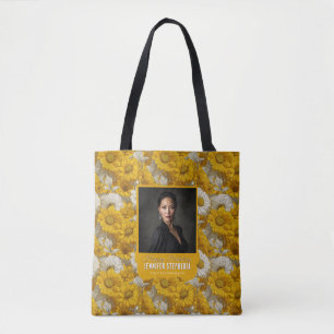 Colourful Daisy 21St Birthday Customised Tote Bag