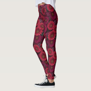 Colourful Daisy Aesthetic Pregnancy Fitness Leggings
