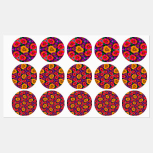 Colourful Daisy Bouquet Pattern