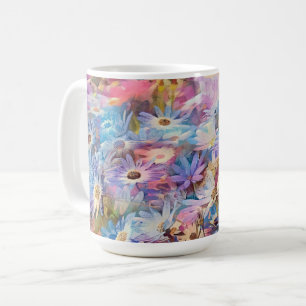 Colourful Daisy Daisies Garden Art Mug Cup