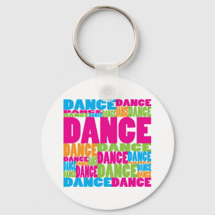 Colourful Dance Key Ring