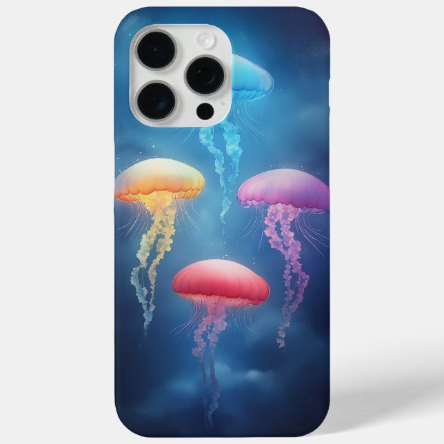 Colourful Dancing Jellyfishes Case-Mate iPhone Case (Back)