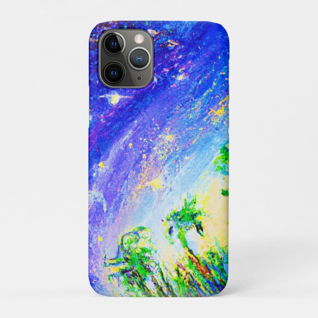 Colourful Dancing Jungle in The Sky. Buy Now Case-Mate iPhone Case (Back)