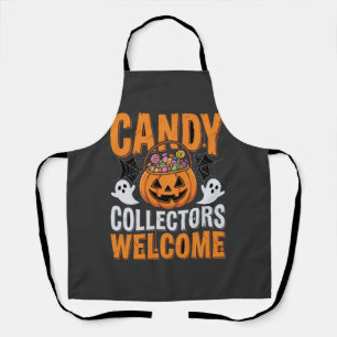 Colourful Dancing Skeletons Halloween Party Apron