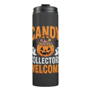Colourful Dancing Skeletons Halloween Party Thermal Tumbler