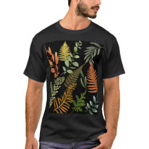 Colourful Dark Fern Botanical Foliage Floral