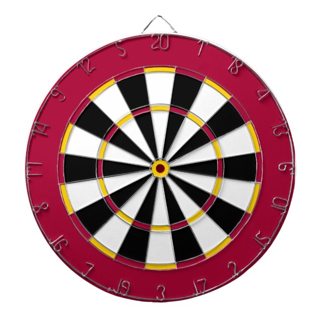 Colourful Dart Board in Arizona Colours (Front)