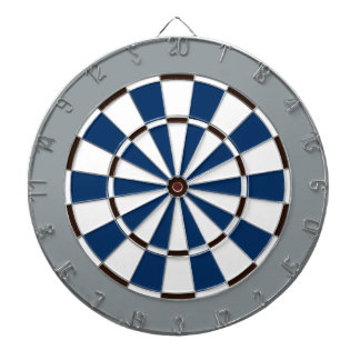 Colourful Dart Board in Dallas colours