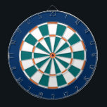 Colourful Dart Board in Miami colours<br><div class="desc">Dart board in Miami colours.</div>