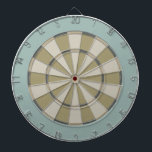 Colourful Dart Board in Muted Neutrals<br><div class="desc">Dart board in cool colours instead of the usual red and black (or a photo where you can't see the targets).
 This is great for the game room or a teens bedroom.
 Colours range from crazy to subdued so you are sure to find the right fit.</div>