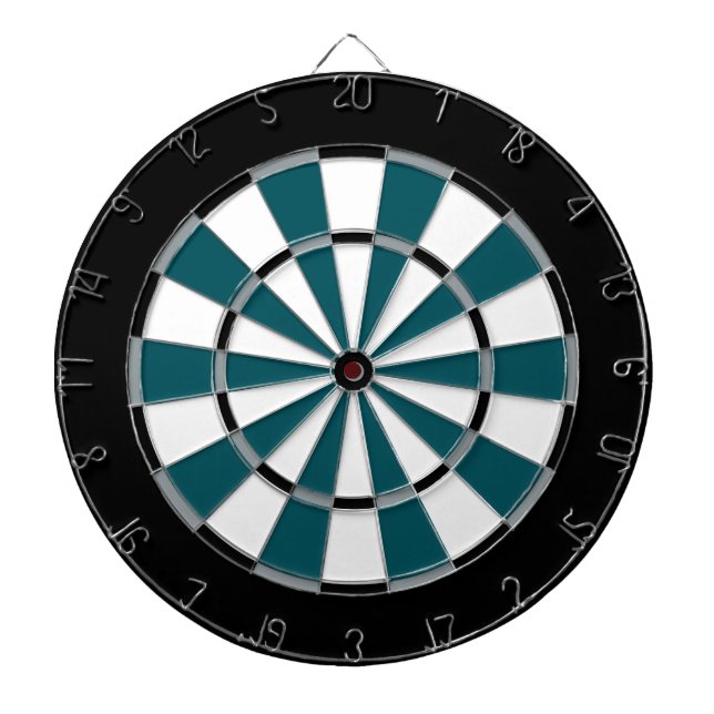Colourful Dart Board in Philadelphia colours (Front)