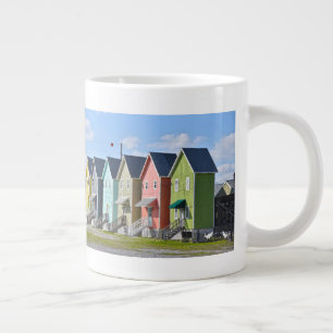 Colourful Dauphin Island Houses, Alabama Large Coffee Mug