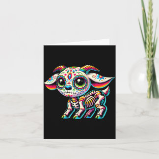 Colourful Day Of The Government Agencyd Goat Sugar Card