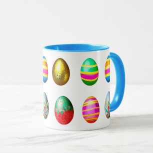 Colourful Decorated Easter Eggs Mug