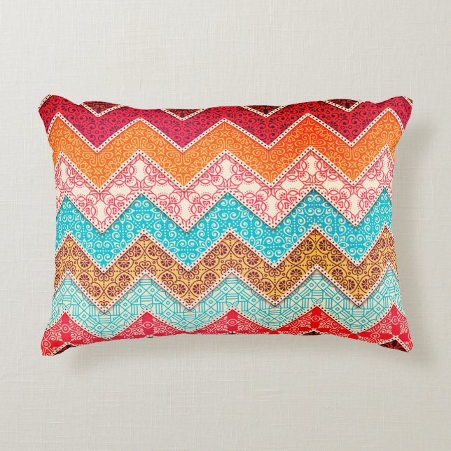Colourful  decorative cushion (Front)