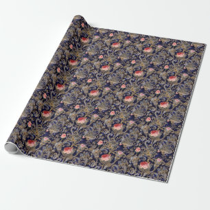Colourful Decorative Flowers Batik Wrapping Paper