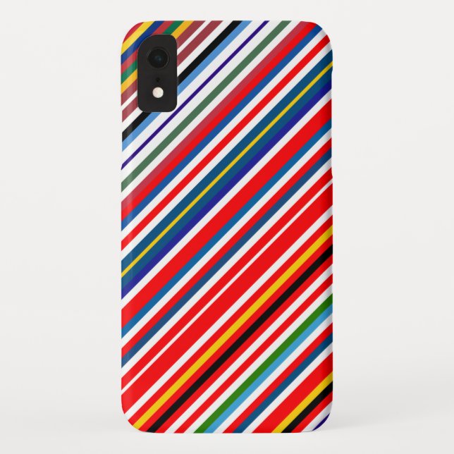 Colourful decorative stripes Case-Mate iPhone case (Back)