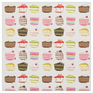 Colourful delicious cake art with icing fabric