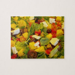 Colourful Delicious Salad of Vegetables and Fruit Jigsaw Puzzle