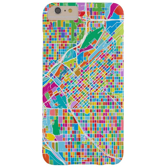 Colourful Denver Map Case-Mate iPhone Case (Back)