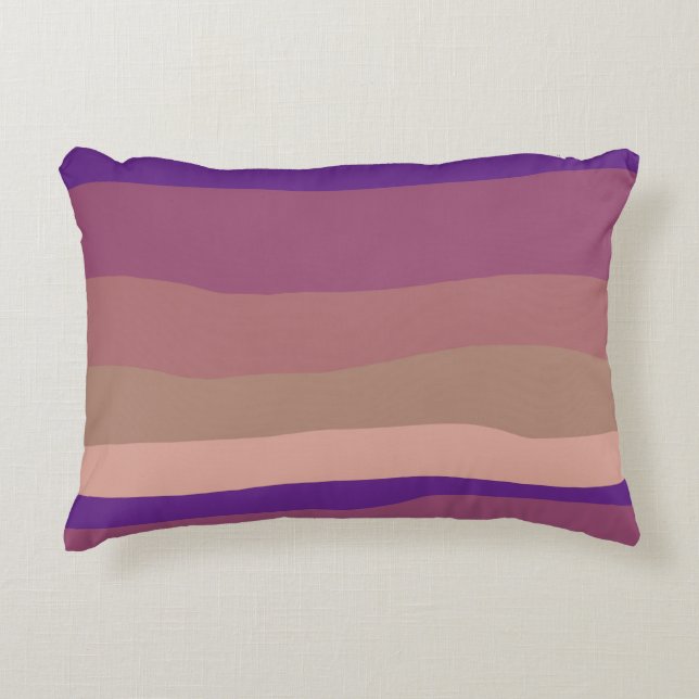Colourful Desert Accent Pillow (Front)