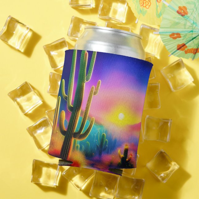 Colourful desert sunset  can cooler (In Situ Summer)