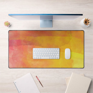 Colourful Desert Tone Watercolor Desk Mat