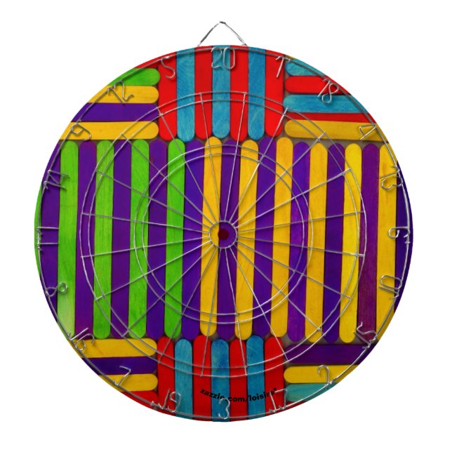 Colourful Design Dartboard (Front)