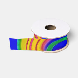 Colourful design grosgrain ribbon
