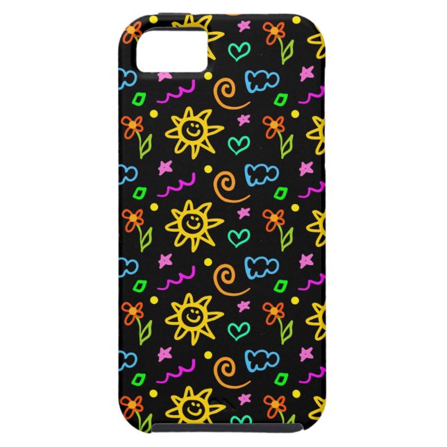 Colourful design of background for kids Case-Mate iPhone case (Back)