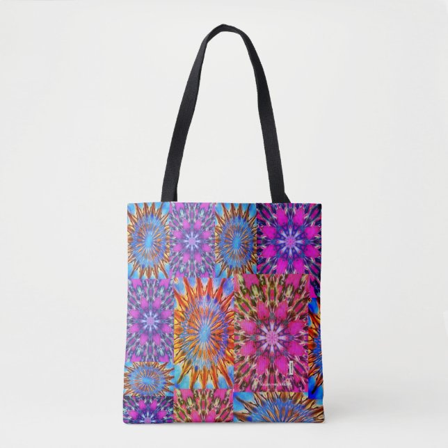 Colourful Design Tote Bag (Front)