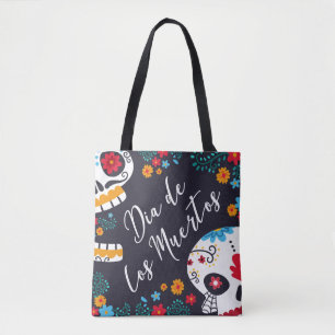Colourful Dia de los Muertos   Tote Bag
