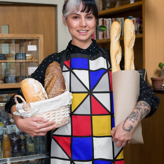 Colourful Diagonal Squares Apron (Creator Uploaded)