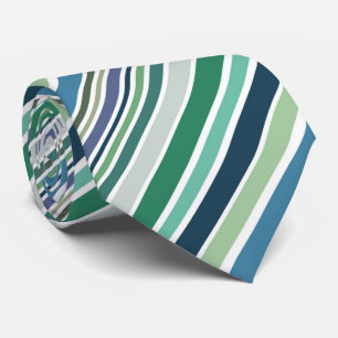 Colourful diagonal stripes design tie