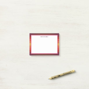 Colourful Diagonal Stripes Retro Post-it Notes