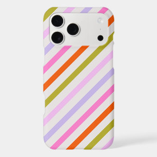 Colourful Diagonal Stripes Seamless Pattern