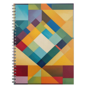 Colourful Diamond Abstract Art Notebook