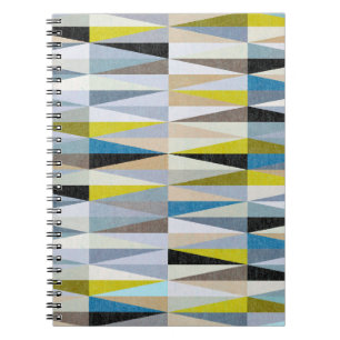 Colourful Diamond Floor Tiles Texture Notebook
