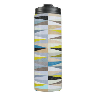 Colourful Diamond Floor Tiles Texture Thermal Tumbler