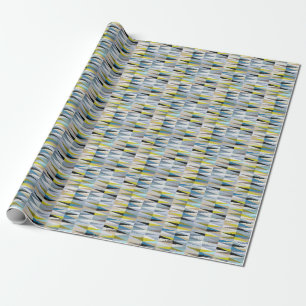 Colourful Diamond Floor Tiles Texture Wrapping Paper